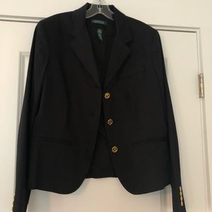 COPY - Lauren by Ralph Lauren Black Blazer. SZ 12